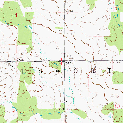 Topographic Map of Frier School (historical), WI