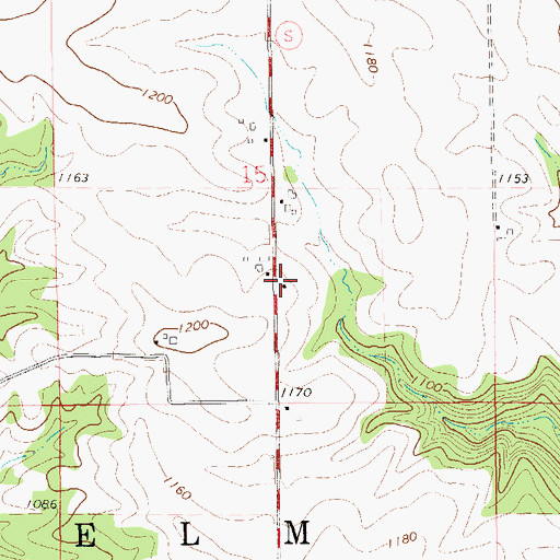 Topographic Map of Tripple Hill School (historical), WI