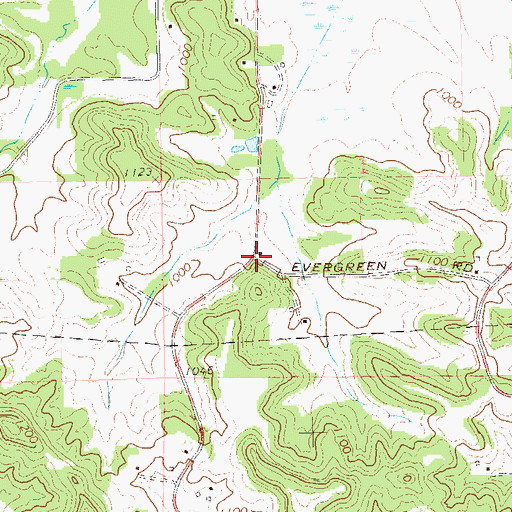 Topographic Map of Meadowbrook School (historical), WI