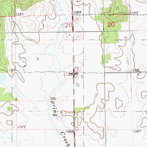 Topographic Map of Key School (historical), WI