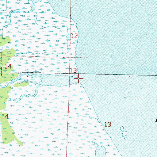 Topographic Map of Pine River, WI