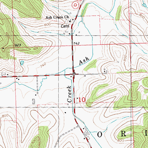 Topographic Map of Elm Grove School (historical), WI