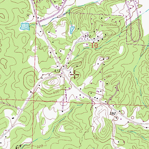 Topographic Map of Mount Liberty African Methodist Episcopal Zion Church, AL