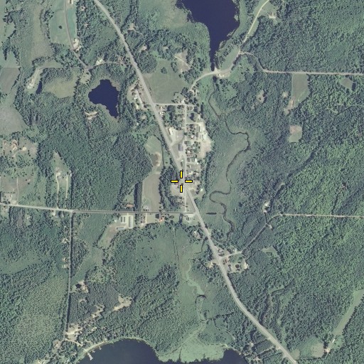 Aerial/Satellite Image of Hiles, WI