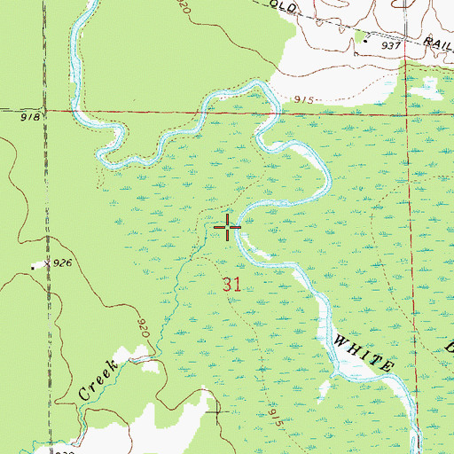 Topographic Map of Johnson Creek, WI
