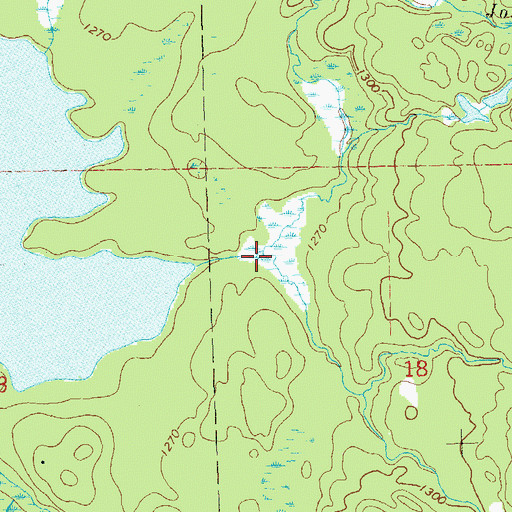 Topographic Map of Joseph Creek, WI
