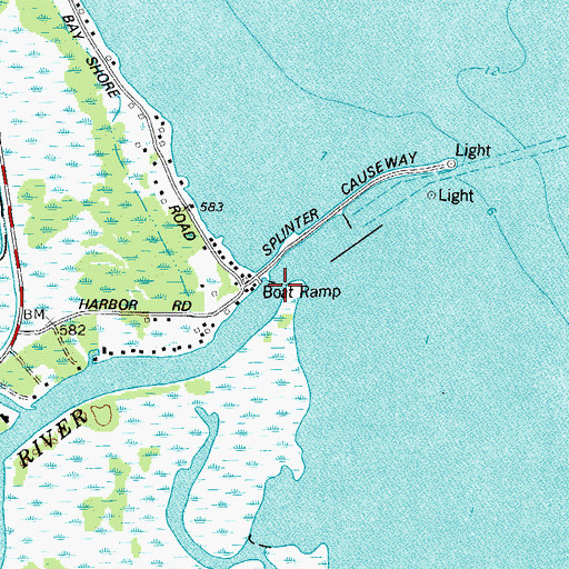 Topographic Map of Oconto River, WI