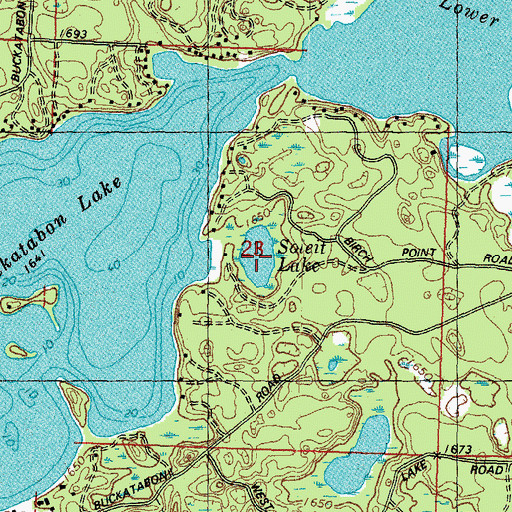 Topographic Map of Soleit Lake, WI
