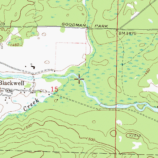 Topographic Map of Stoney Creek, WI