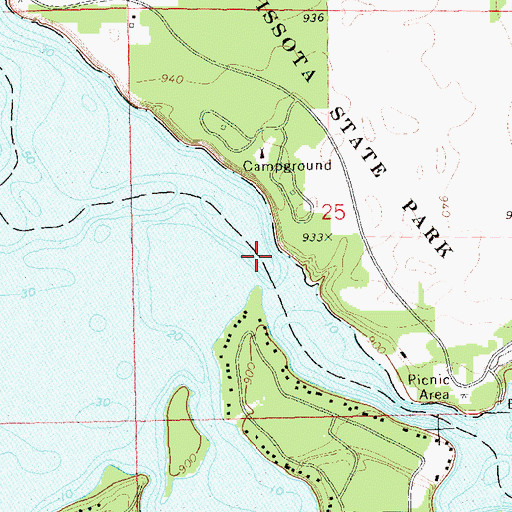 Topographic Map of Yellow River, WI