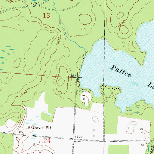 Topographic Map of Florence County Park Recreation Site, WI