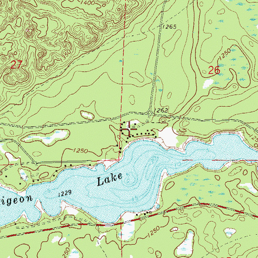 Topographic Map of University of Wisconsin Field Station, WI