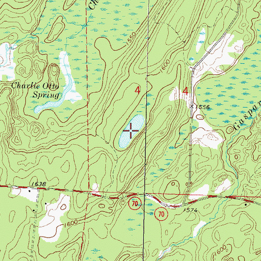 Topographic Map of Killborn Lake, WI