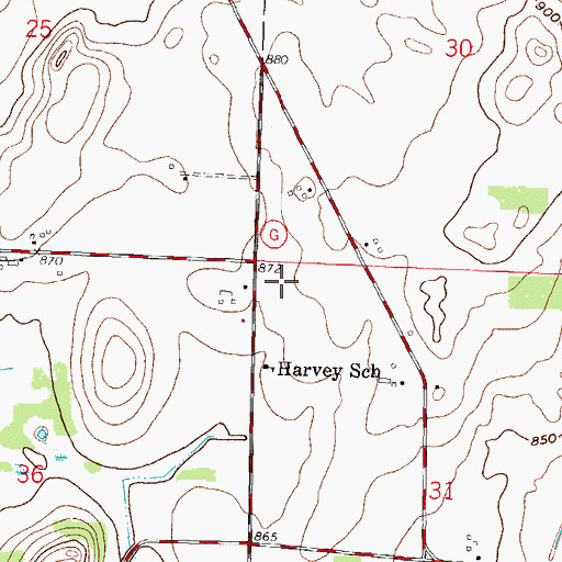 Topographic Map of Ha-Rail Airport, WI