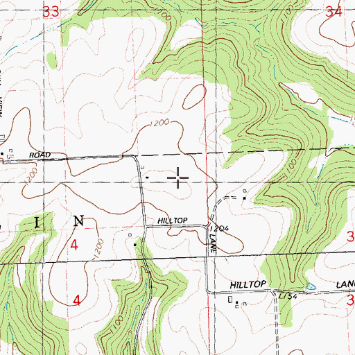 Topographic Map of Tri-Center Airport (historical), WI