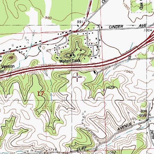 Topographic Map of Wisconsin State Patrol District 5 Heliport, WI