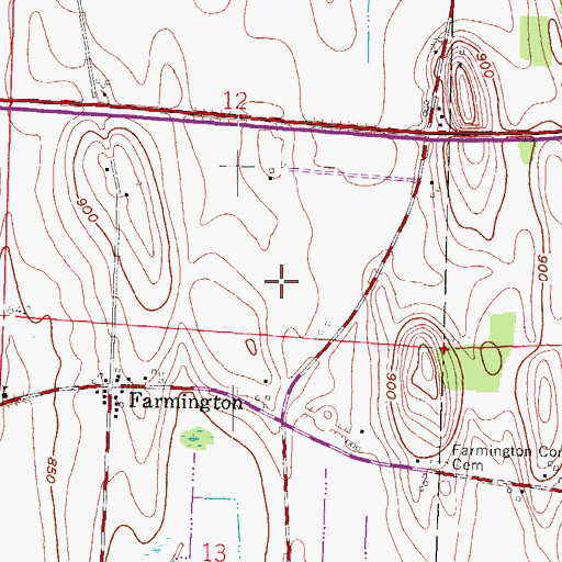 Topographic Map of J-3 Cub Field, WI