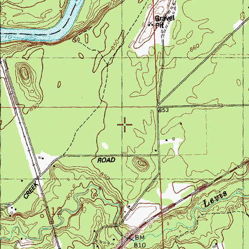 Topographic Map of Jackson County, WI