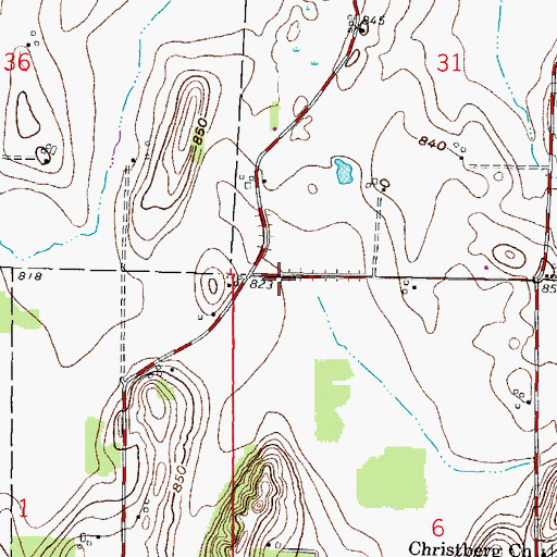 Topographic Map of Jefferson County, WI