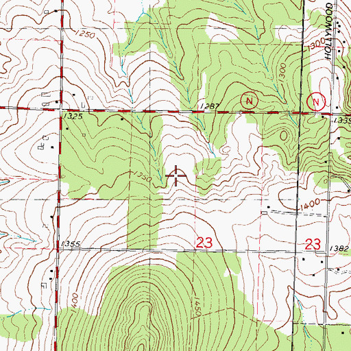 Topographic Map of Marathon County, WI