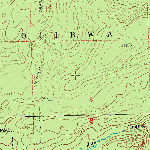 Topographic Map of Sawyer County, WI