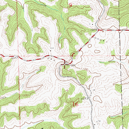 Topographic Map of Trempealeau County, WI