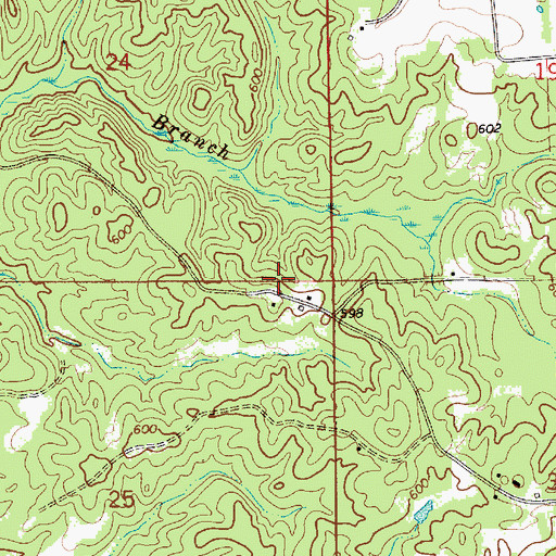 Topographic Map of Ikanatchaka (historical), AL