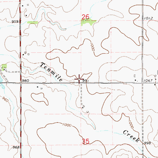 Topographic Map of Spring Brook School (historical), WI