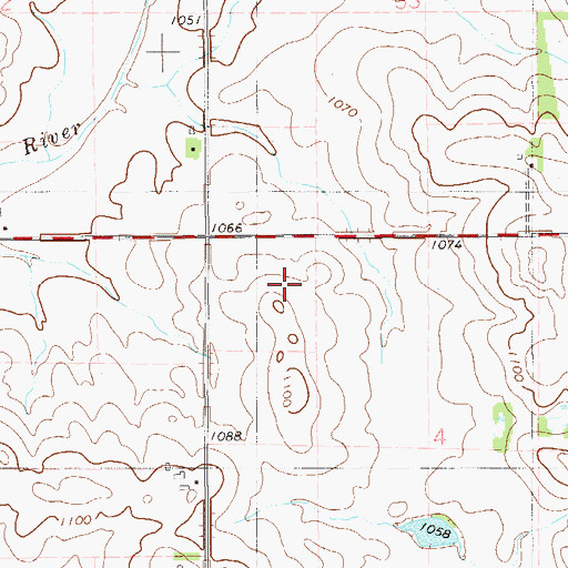 Topographic Map of Saint Croix County, WI