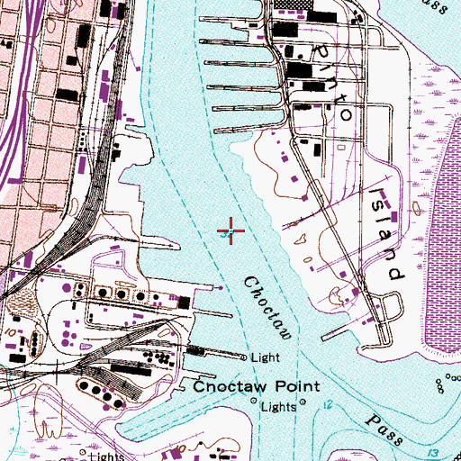 Topographic Map of Pinto Reach, AL