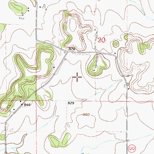 Topographic Map of Tegeler Airport (historical), WI