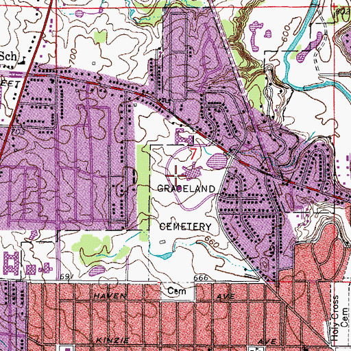 Topographic Map of Saint Marys Medical Center Heliport, WI