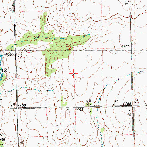Topographic Map of Vern Air Park (historical), WI