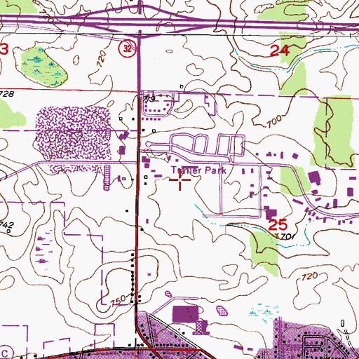 Topographic Map of WKTS-AM (Sheboygan), WI