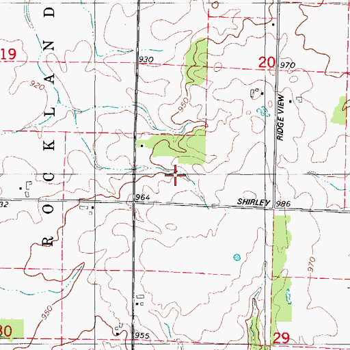 Topographic Map of WAPL-FM (Appleton), WI