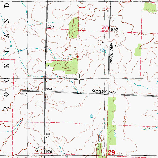 Topographic Map of WXGZ-TV (Appleton), WI