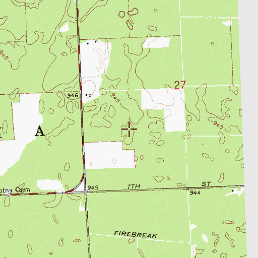 Topographic Map of Town of Armenia, WI