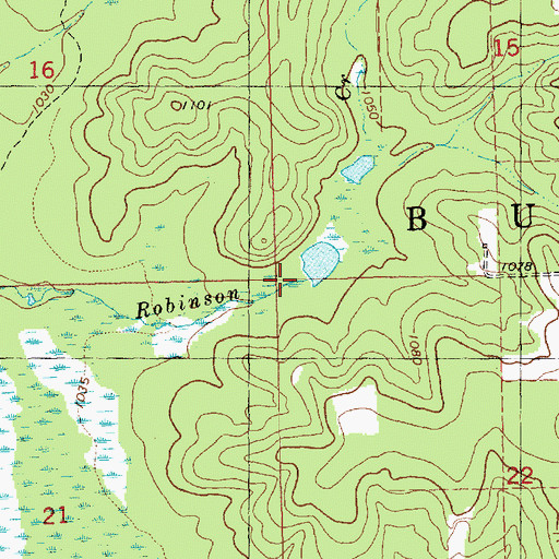 Topographic Map of Town of Butler, WI
