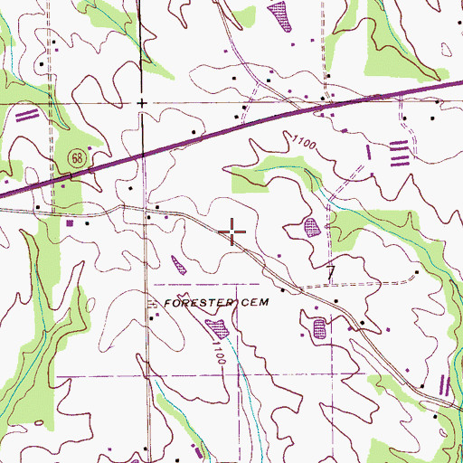 Topographic Map of The Way of Truth Church, AL