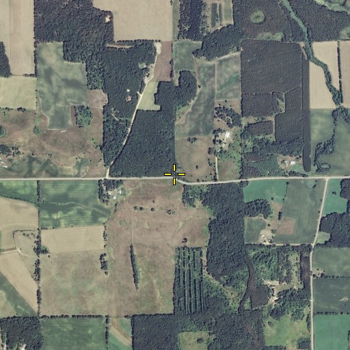 Aerial/Satellite Image of Town of Drammen, WI