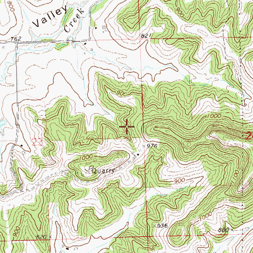 Topographic Map of Town of Gale, WI