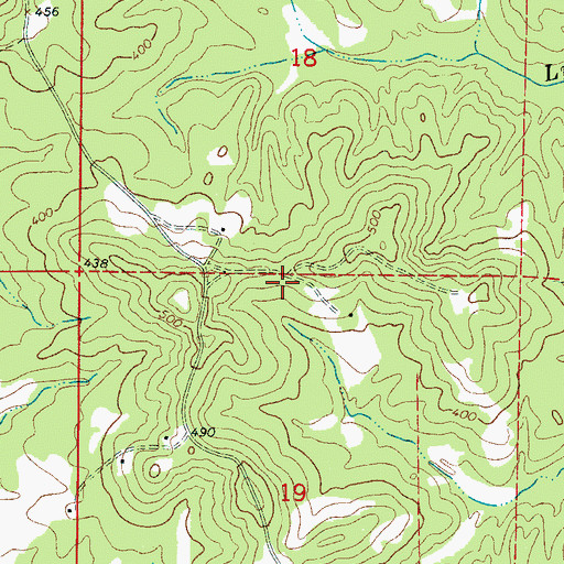 Topographic Map of Wright Cemetery, AL