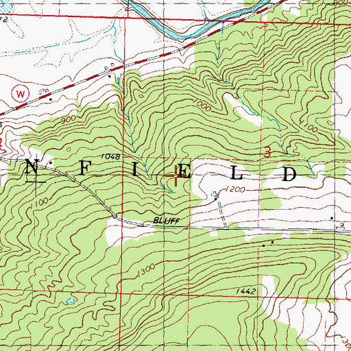 Topographic Map of Town of Greenfield, WI