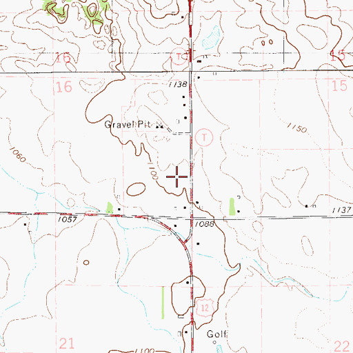 Topographic Map of Town of Hammond, WI