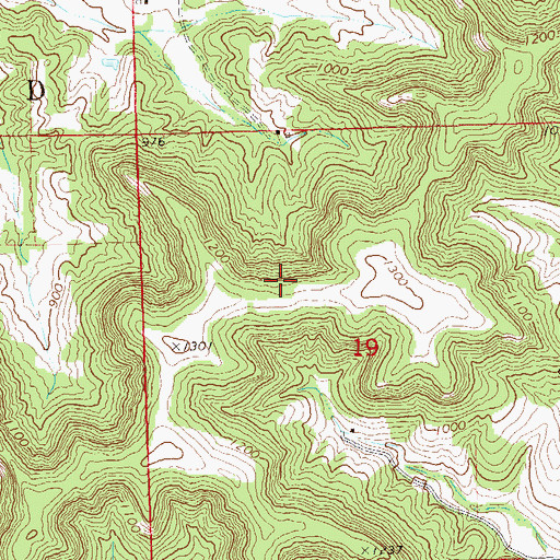 Topographic Map of Town of Holland, WI