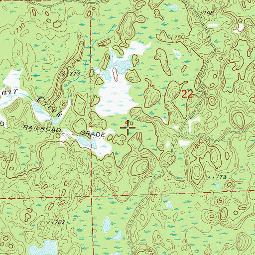 Topographic Map of Town of Knight, WI
