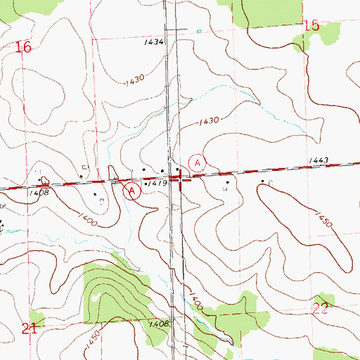 Topographic Map of Town of Little Black, WI