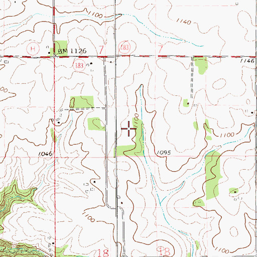 Topographic Map of Town of Maiden Rock, WI