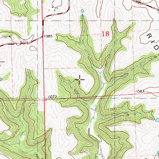 Topographic Map of Town of Marietta, WI