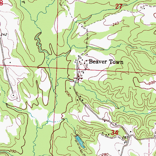 Topographic Map of Spirit and Truth Church, AL